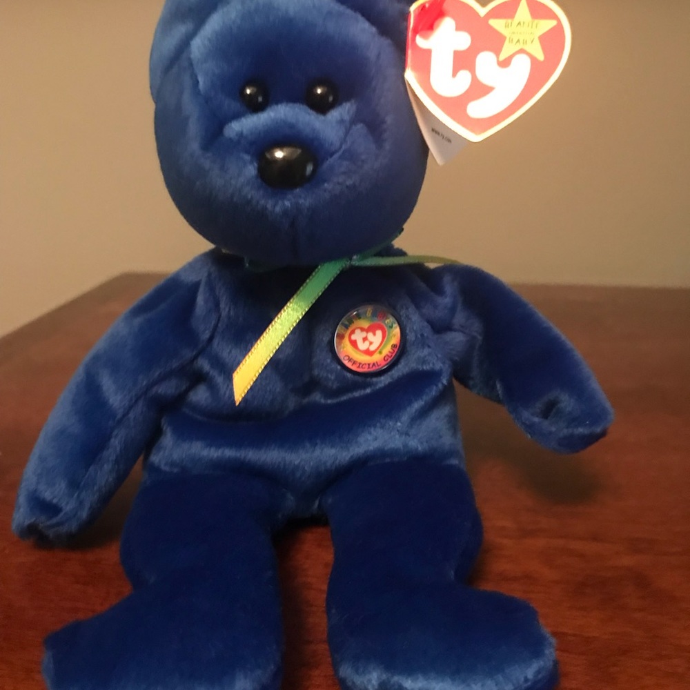 Clubby The Bear Beanie Baby